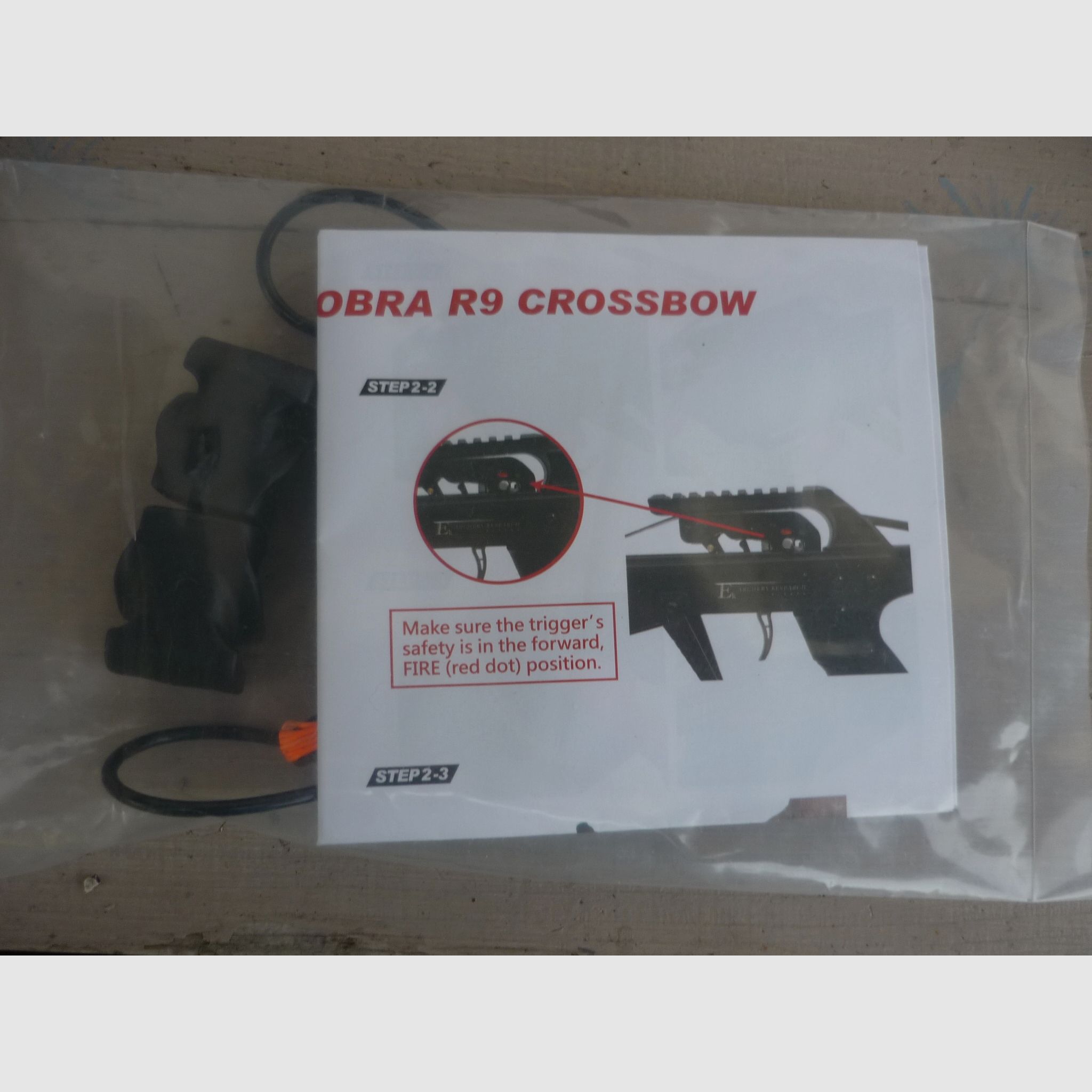 Zubehör Armbrust AR-6, Cobra R9 Sehne Ersatzbogen Stinger 2