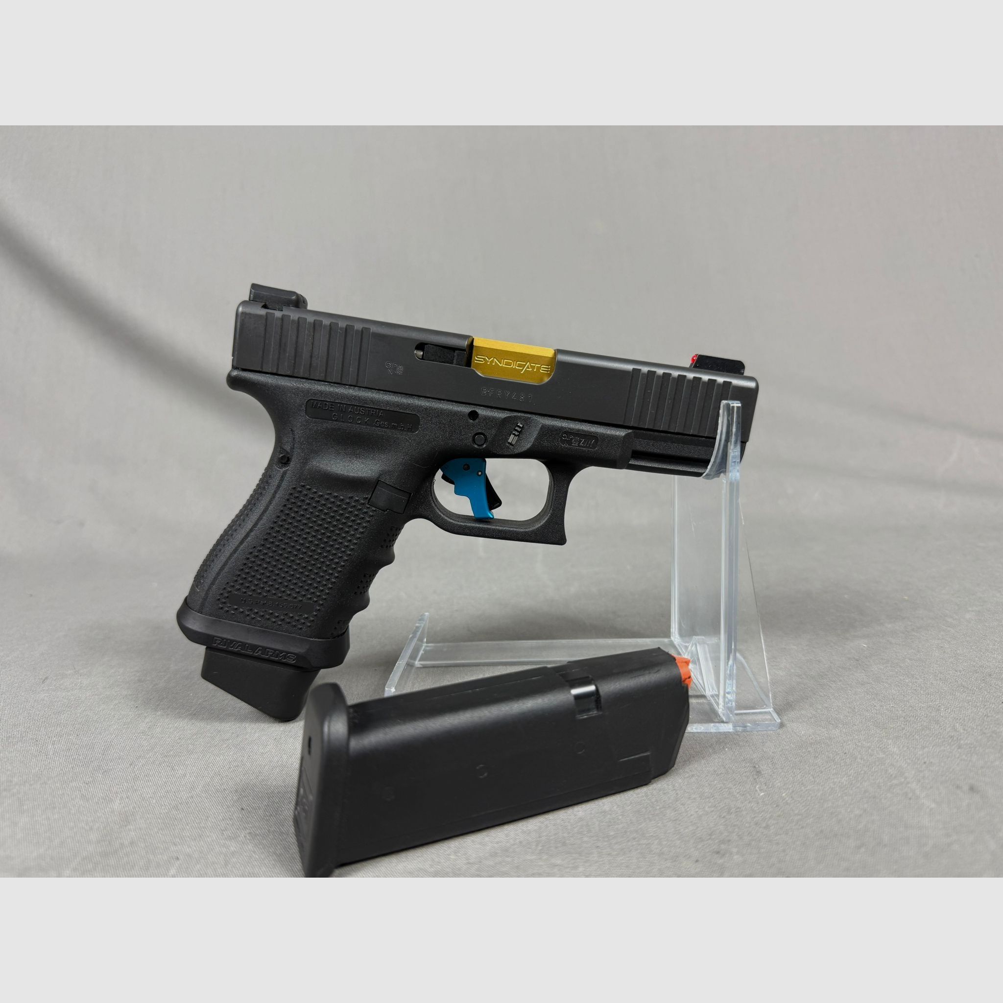 Glock 19 Gen 4  FS mit Syndicate 919 Lauf in 9mm Luger