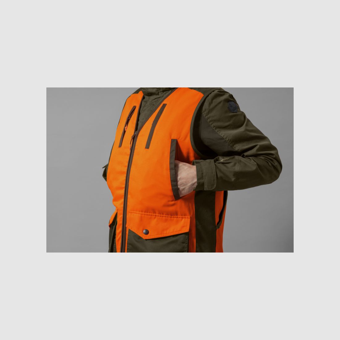 Seeland Herren Weste Travo Hi-vis orange