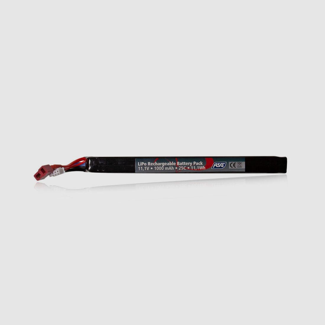 ASG LiPo Akku Airsoft 11,1V 1000mAh 25C T-Plug Stick Type