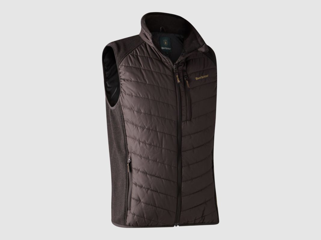 Deerhunter Herren Weste Moor Wattiert mit Strick