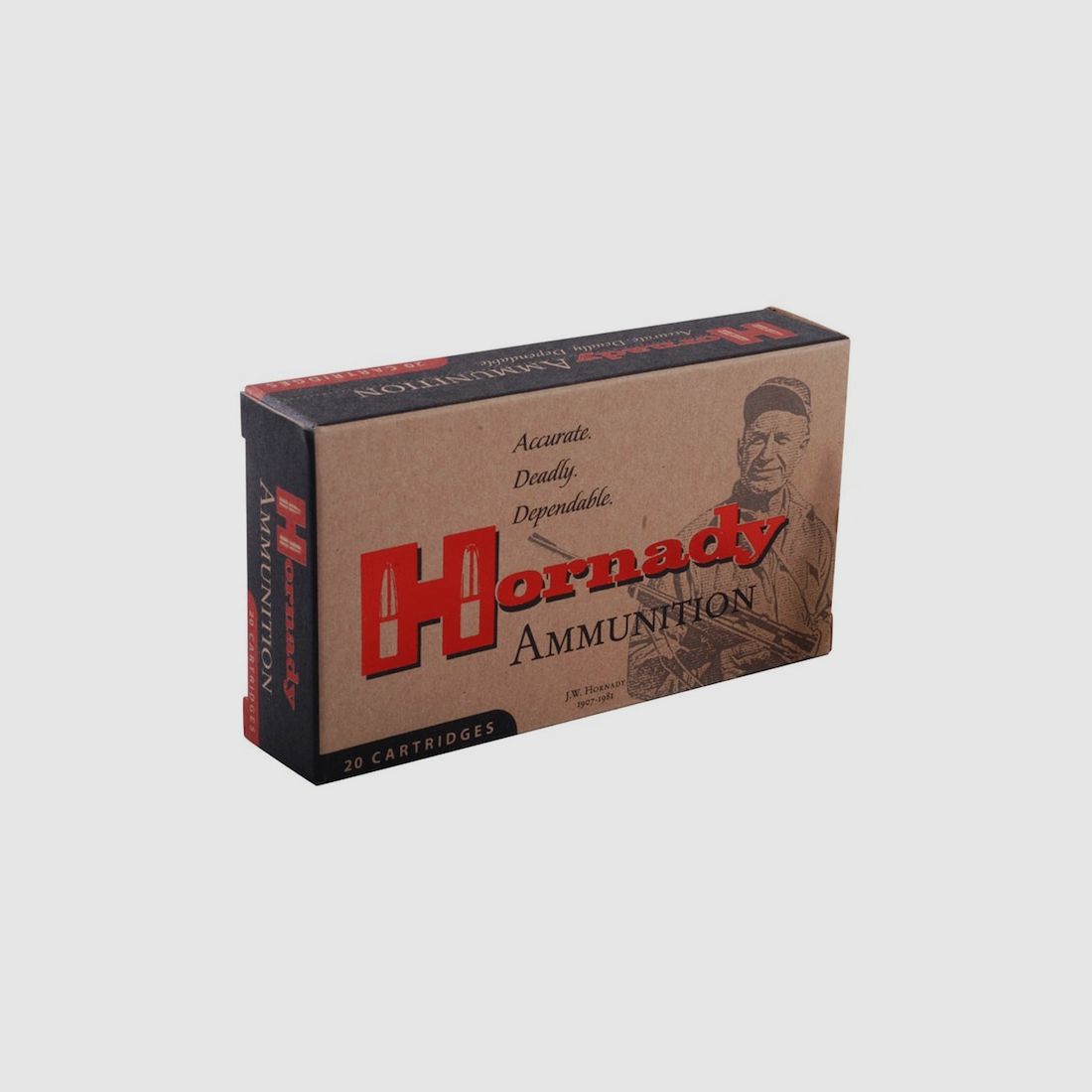 Hornady Custom .243 Win. 87GR V-Max 20 cartouches