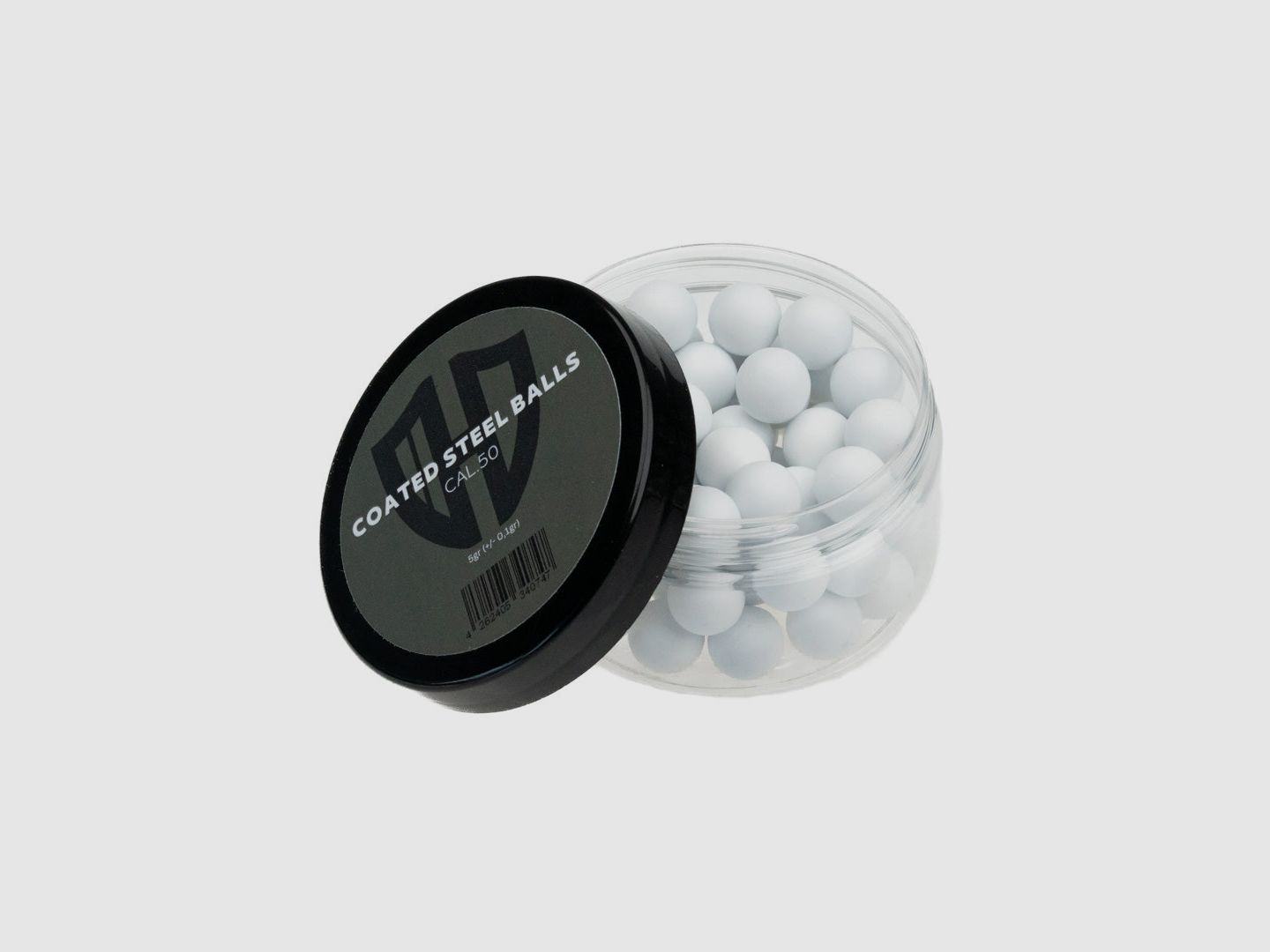 50 x COATED STEEL BALLs | 5g | EXTREMELY HARD | HDR50 | HDP50 | ALFA 1.50 | AEA Challenger | Cal.50