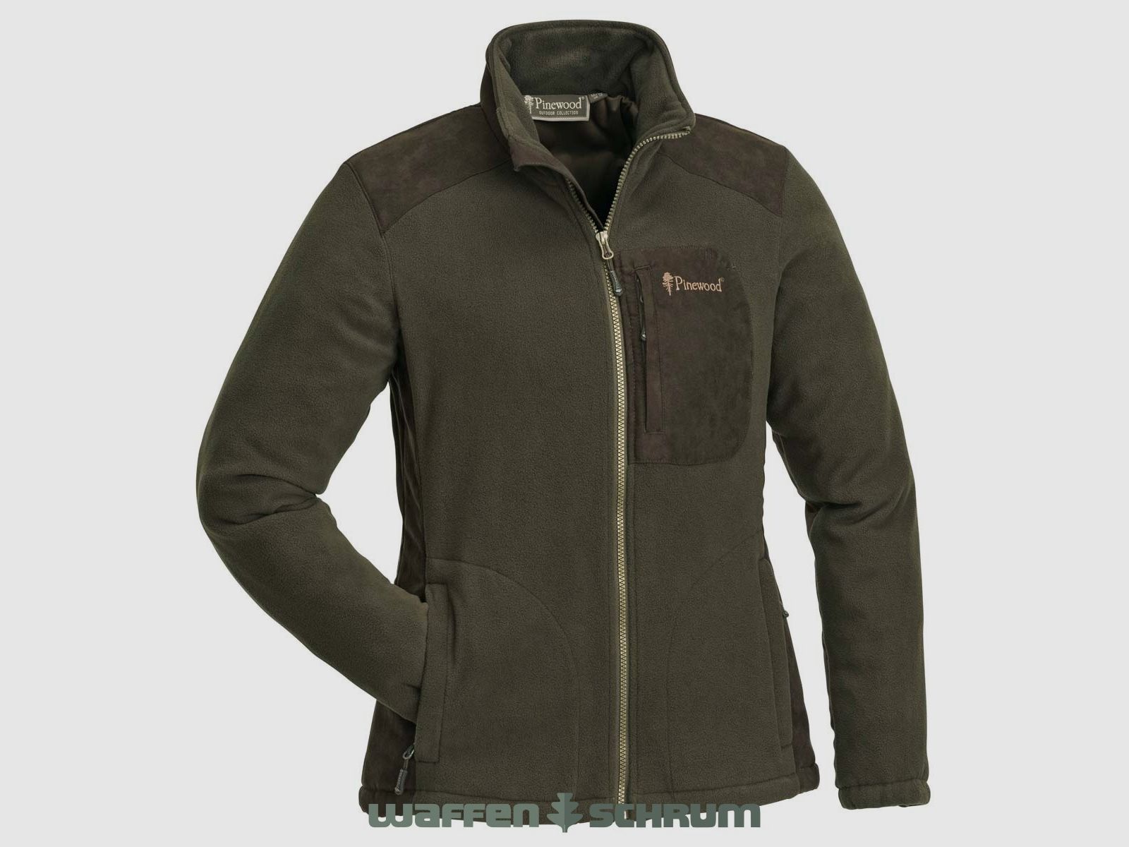 Pinewood Fleece Jacket Wildmark Membrane H. Brown / Suede Brown