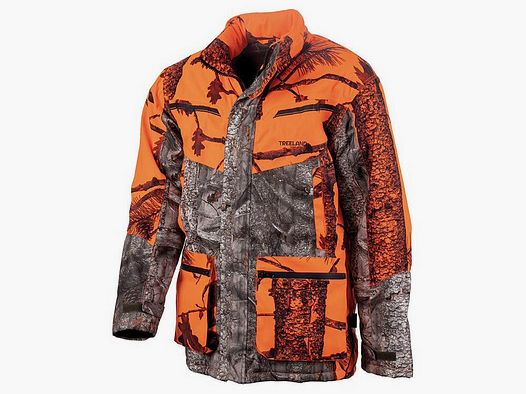 Treeland Signaljacke Treeland Orange Camouflage