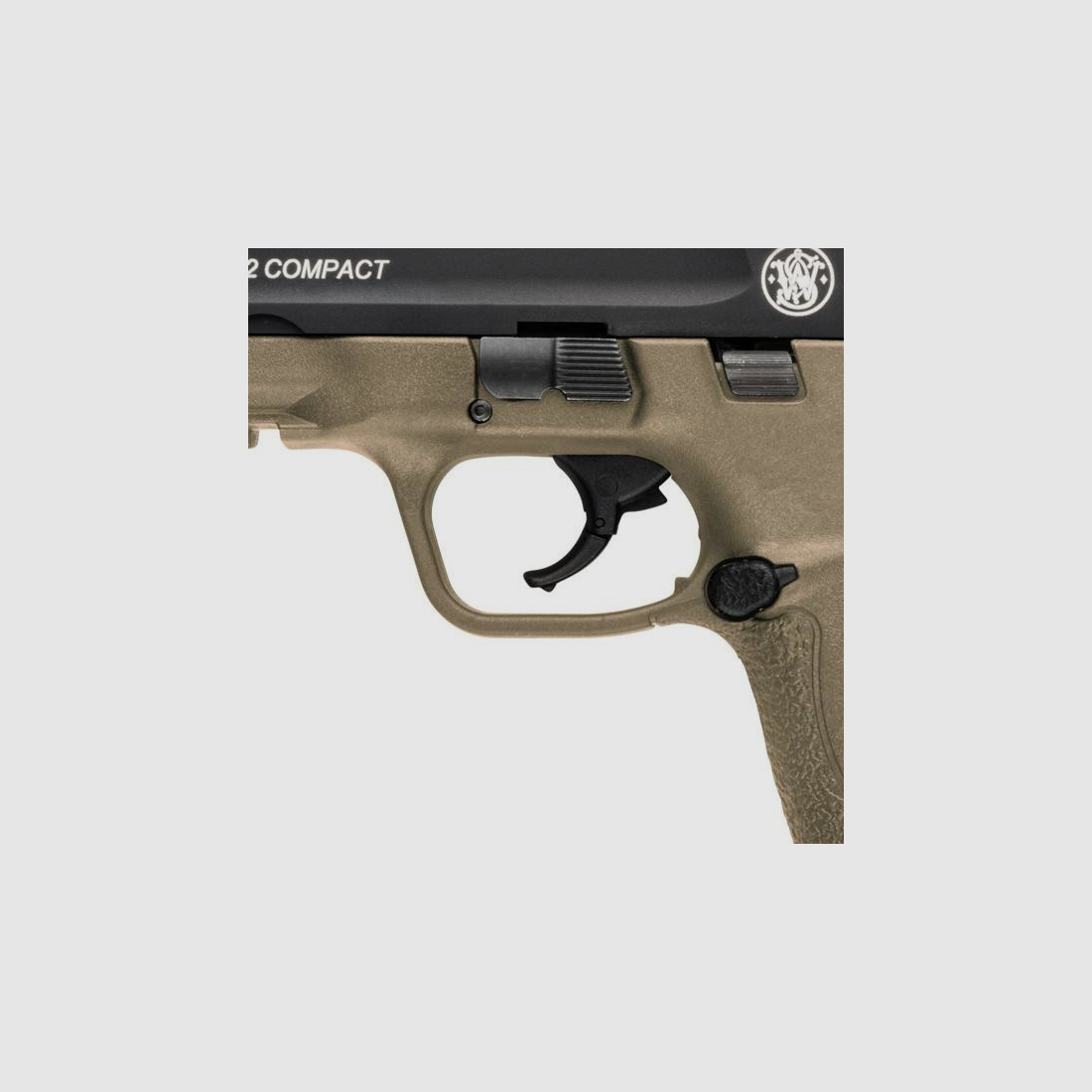 Smith & Wesson M&P22 Compact Suppressor Ready Ambi FDE .22LR 3,6 Zoll 10 Schuss SAO, Bild 4 von 5