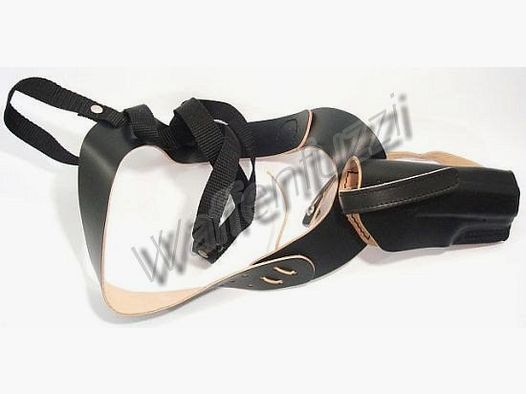Leather shoulder holster for Walther P99