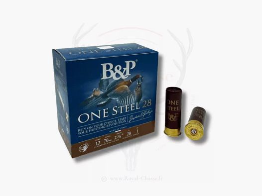 25 cartridges ONE STEEL 28 Cal.12 28G BJ B&P