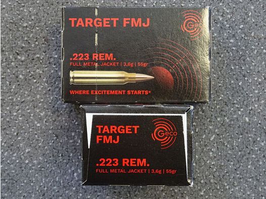 SONDERANGEBOT !! GECO .223 Rem Vollmantel 55 grs.