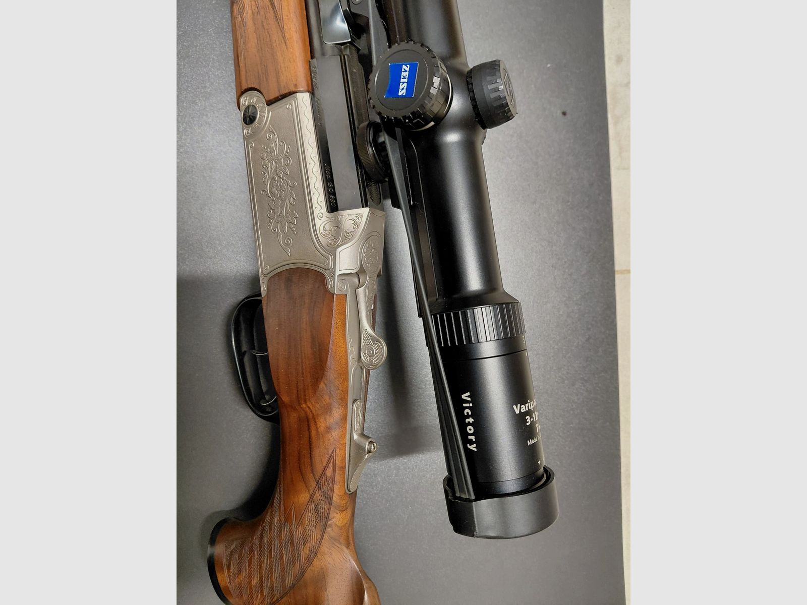 Bock drilling Blaser BD880 including Zeiss Victory Varipoint M 3-12x56 T* in excellent condition for sale