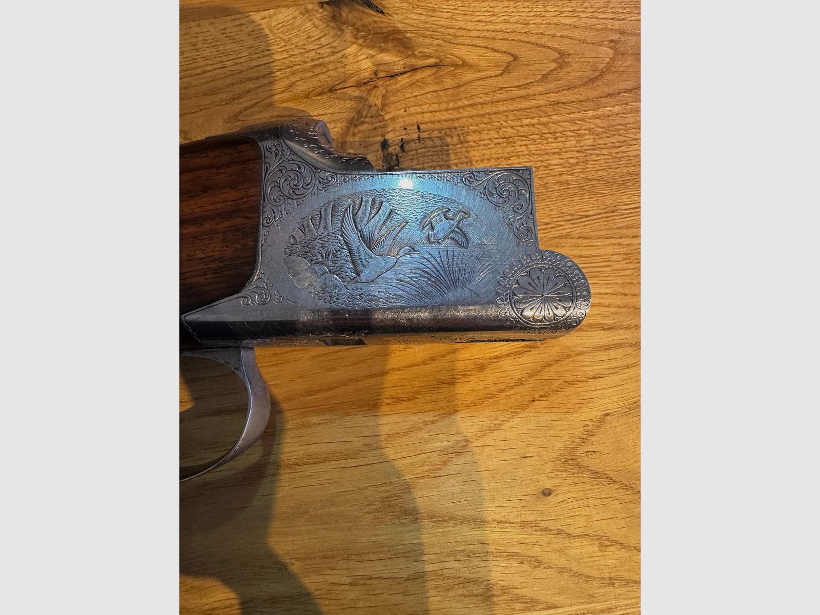 FN Browning B25 "Game Gun" B2G – Handgravur, Kal. 12/70 Bockdoppelflinte