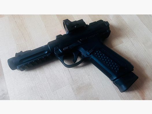 Action Army AAP-01 Assassin GBB z dodatkami i ulepszeniami - Nie jest bronią automatyczną