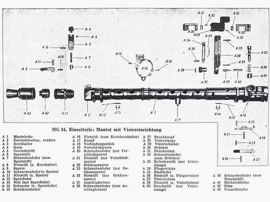 1 Wehrmacht Feuerdämpfer-Rückstoßhülse