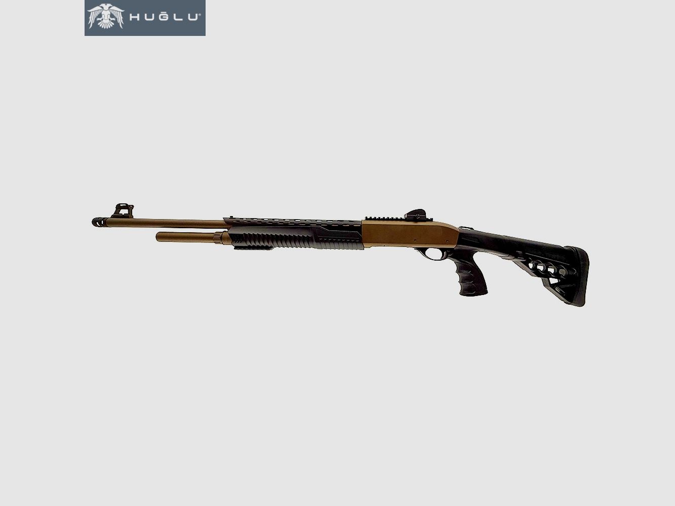 HUGLU VICTOR P-TAC TACTICAL LL 61cm/24” Cal. 12/76 Black/Bronze, image 1 of 2