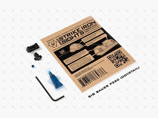 Strike Industries Iron Sights P320 – Hauteur Standard