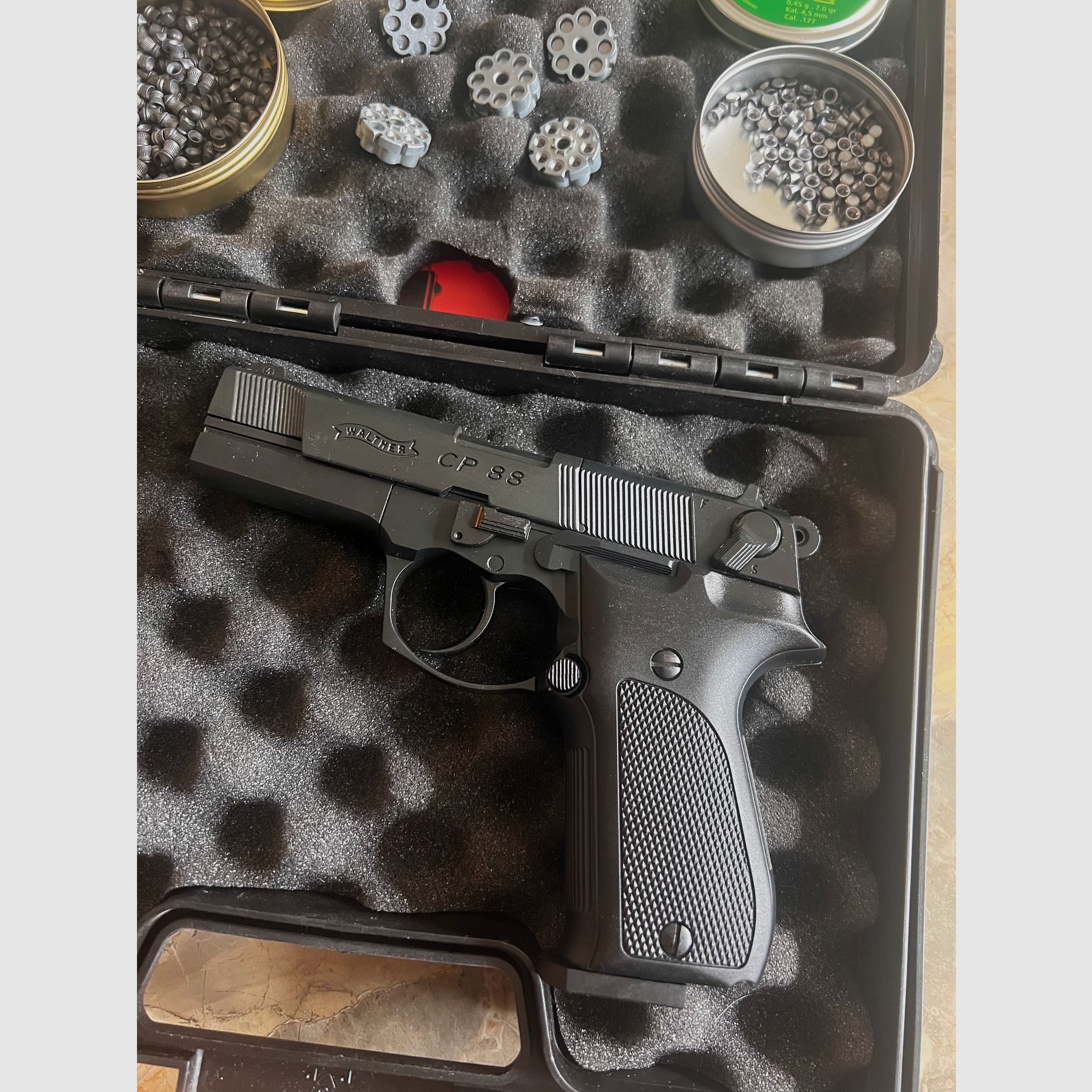 Luftpistole Umarex Walther CP88, 4 Zoll, 4,5 mm Diabolo