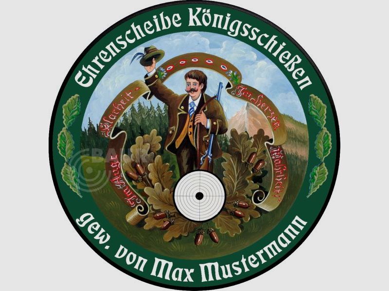 Schützenscheibe ECO-LINE Motiv 011