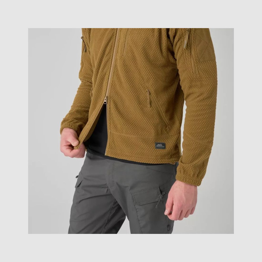 Alpha Tactical Grid-Fleecejacke Navy Blu, Bild 9 von 10