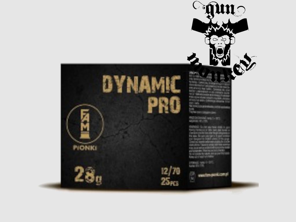 Munizioni a pallini Pionki "4" Dynamic Pro 28 g cal. 12/70 (1 confezione = 25 pezzi)