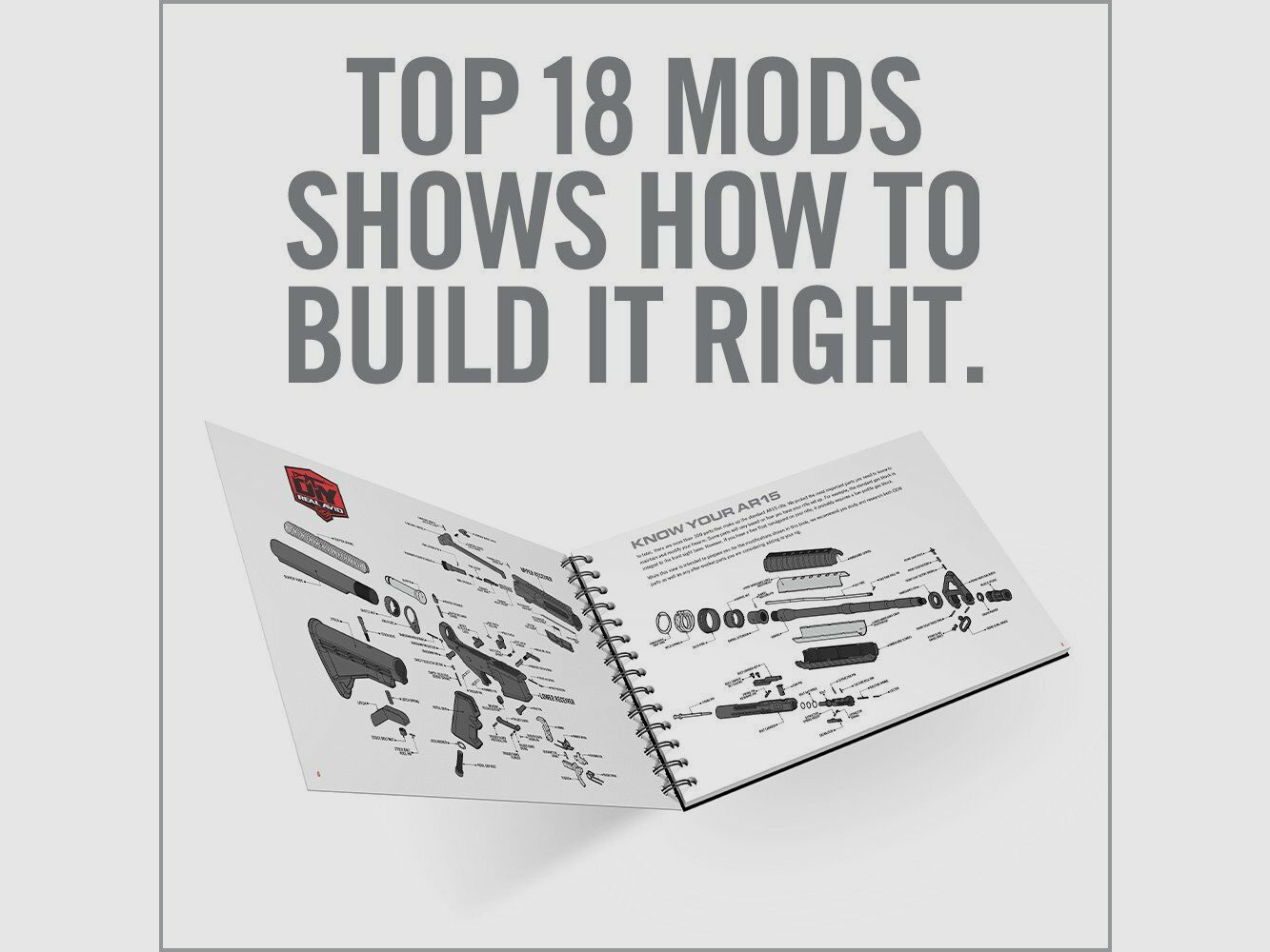 Real Avid Top AR15 Mod's Libro de instrucciones