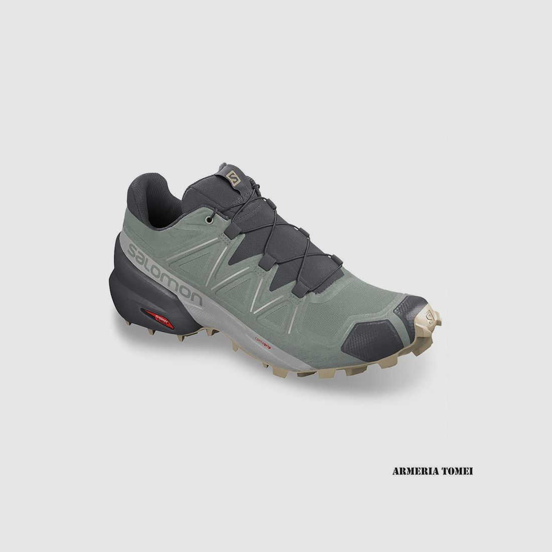 SALOMON – HEREN – SPEEDCROSS 5 Groen Milieu/Ebony/Pale Khaki, afbeelding 1 van 3