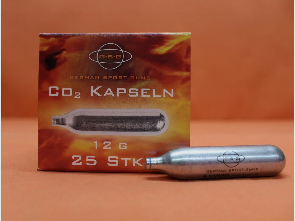 GSG German Sport Guns CO2-Kapsel 12 g GSG VE 25 Stück