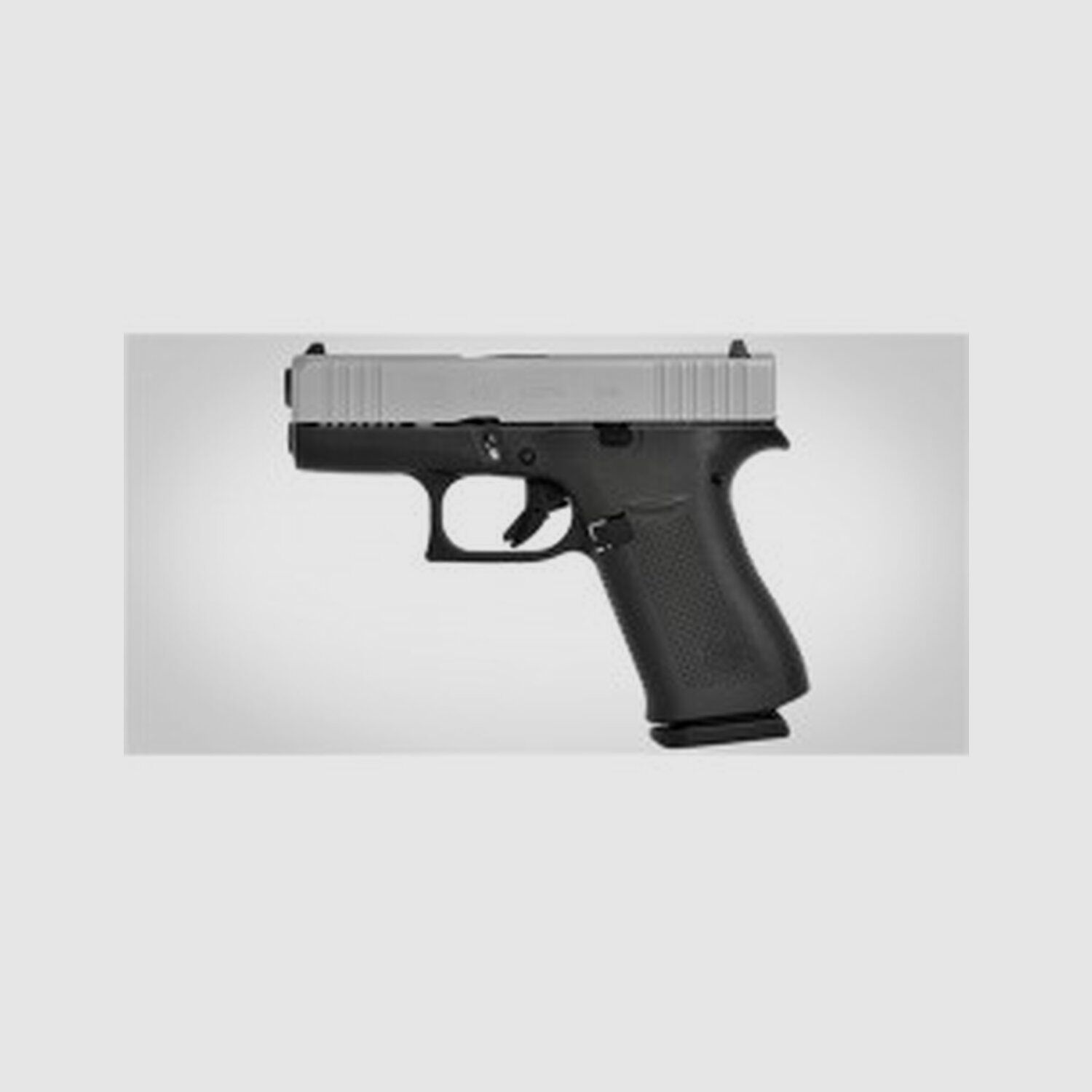 Pistole Glock 43X FS Silberner Schlitten