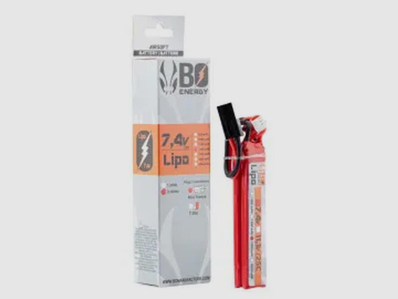 Lipo-Batterien 2S 7.4V 1300mAh 25C Bo Manufacture - 2 Sticks T-Dean - Zuverlässige Leistung und optimale Laufzeit, Bild 2 von 2