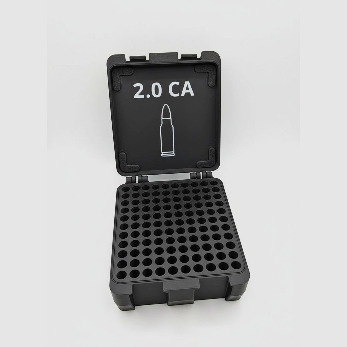 Filamelt ammunition box / 5.56x45mm NATO / 'folding / locking lid' / cartridge box, ammo box