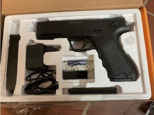 Ghallenger XP17 de ASG No es Glock, funda, gran cargador