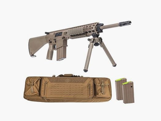 AR-10, Magpul Zweibein, 3 Magazine, Tasche