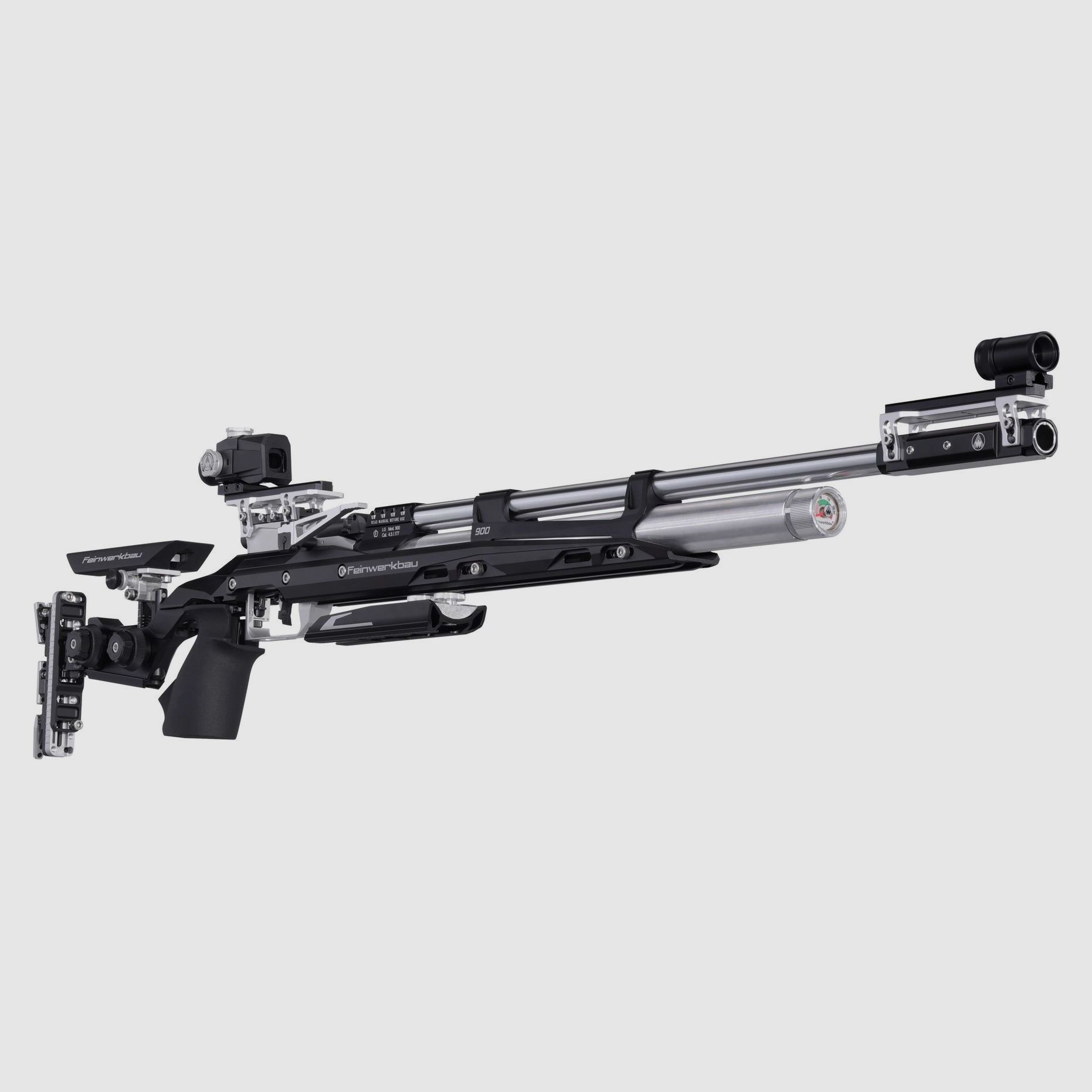 Feinwerkbau 900 Alu empuñadura negra talla M para diestros carabina de aire comprimido de competición, imagen 2 de 4