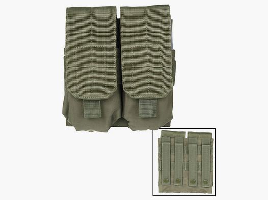 KABURA PODWÓJNA MILTEC M4/M16 ZIELONA