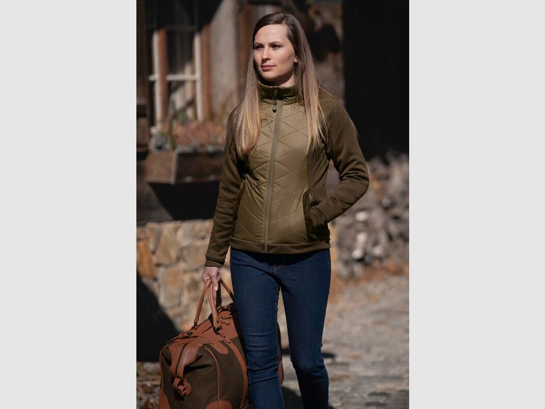 Blaser Damen Fleecejacke Kerstin Braun
