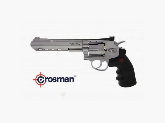 Crosman SR357 bicolor CO2 Revolver 4,5 mm BB, brüniert