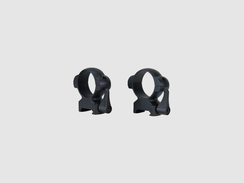 Weaver Grand Slam Weaver-Style Rings Lever Lock matte black 30mm high, BH 12.7mm