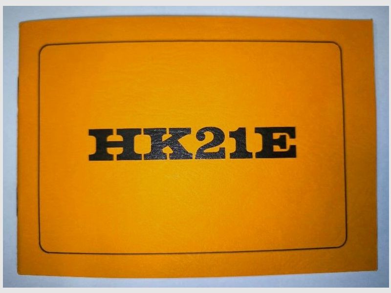 Heckler&Koch manual for HK21E, Spanish