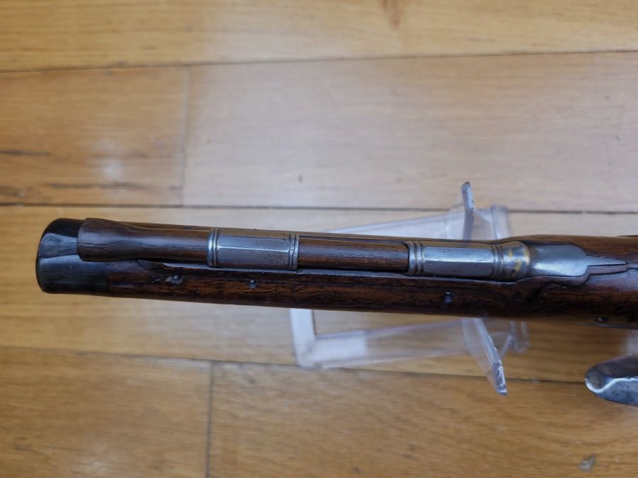 Magnifico pistola a pietra svedese XVIII secolo – Guerra dei Sette Anni – Frenberg a Stoccolma – Ottime condizioni, immagine 21 di 25