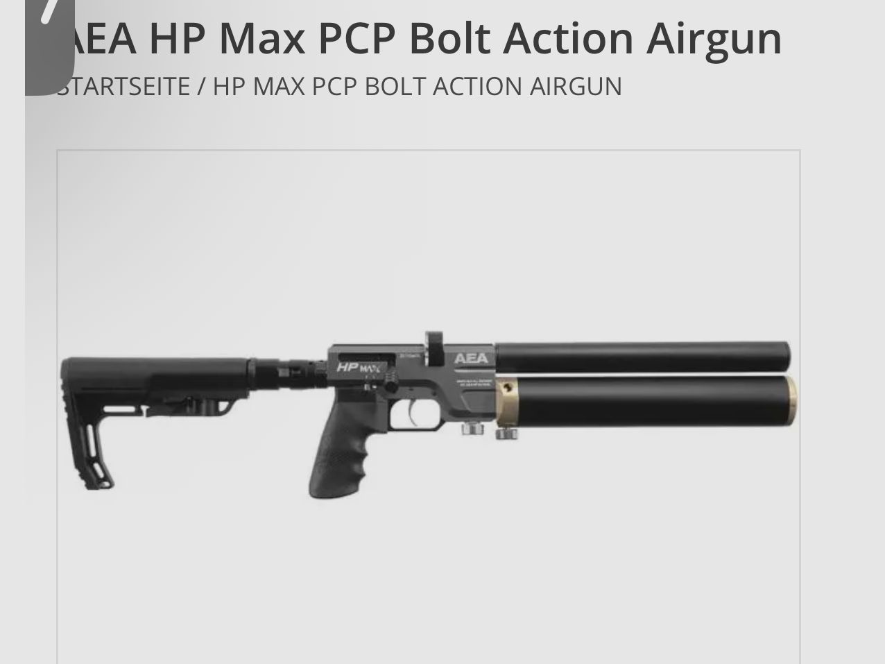 AEA HP MAX PCB Bolt Action Luftgewehr