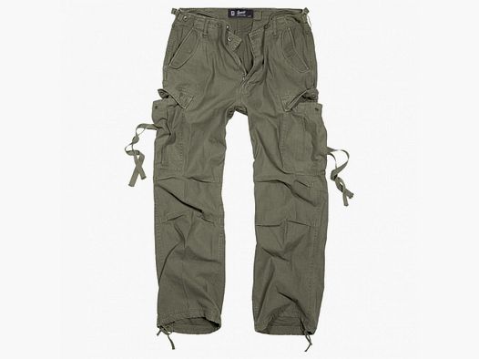 Men’s Brandit M65 Vintage olive cargo trousers