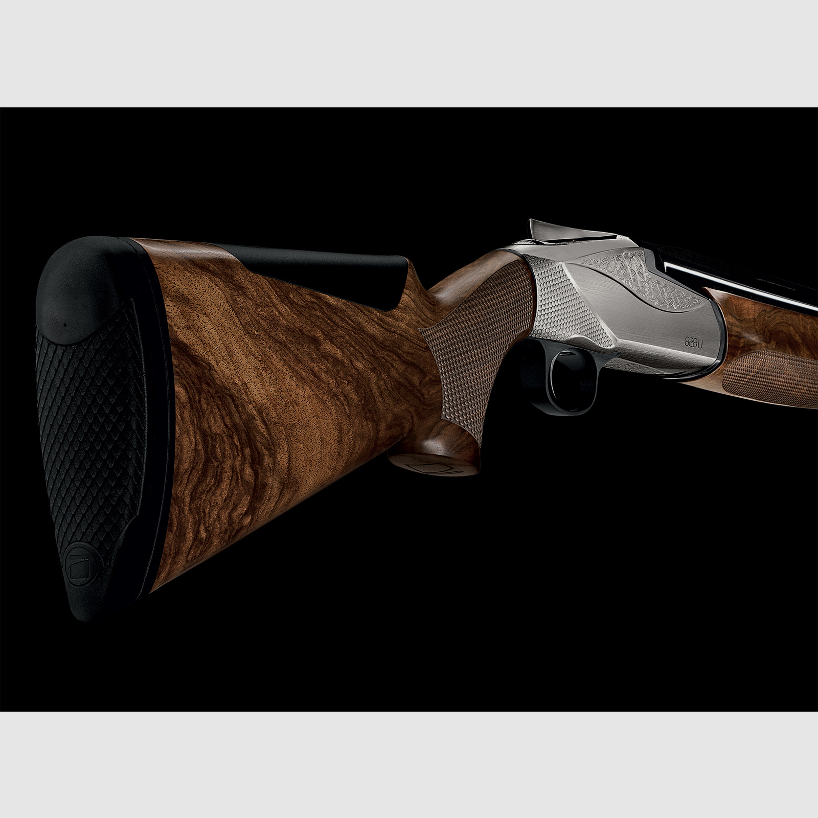 Benelli 828 U Silver hunting weapon / over-and-under shotgun