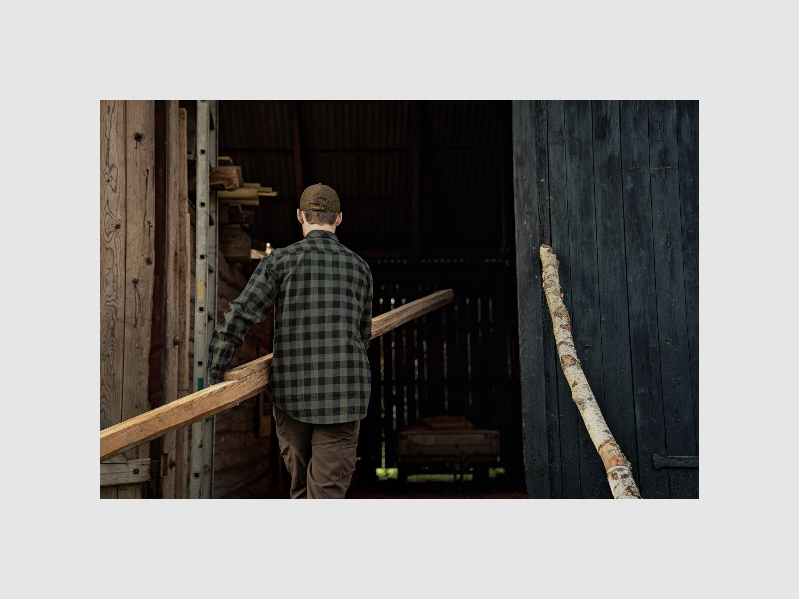 HÄRKILA Scandinavien L/S Hemd Green Check