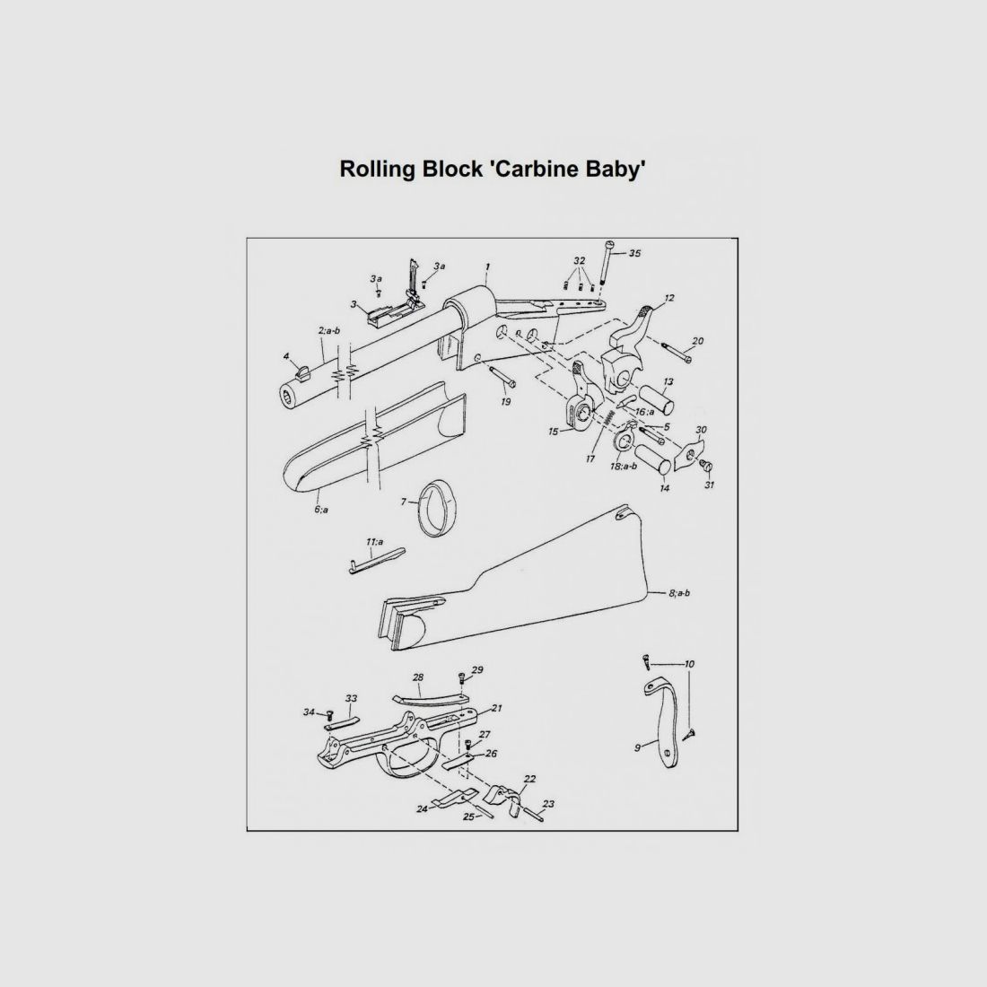 Karabina Rolling Block Baby, zdjęcie 2 z 3