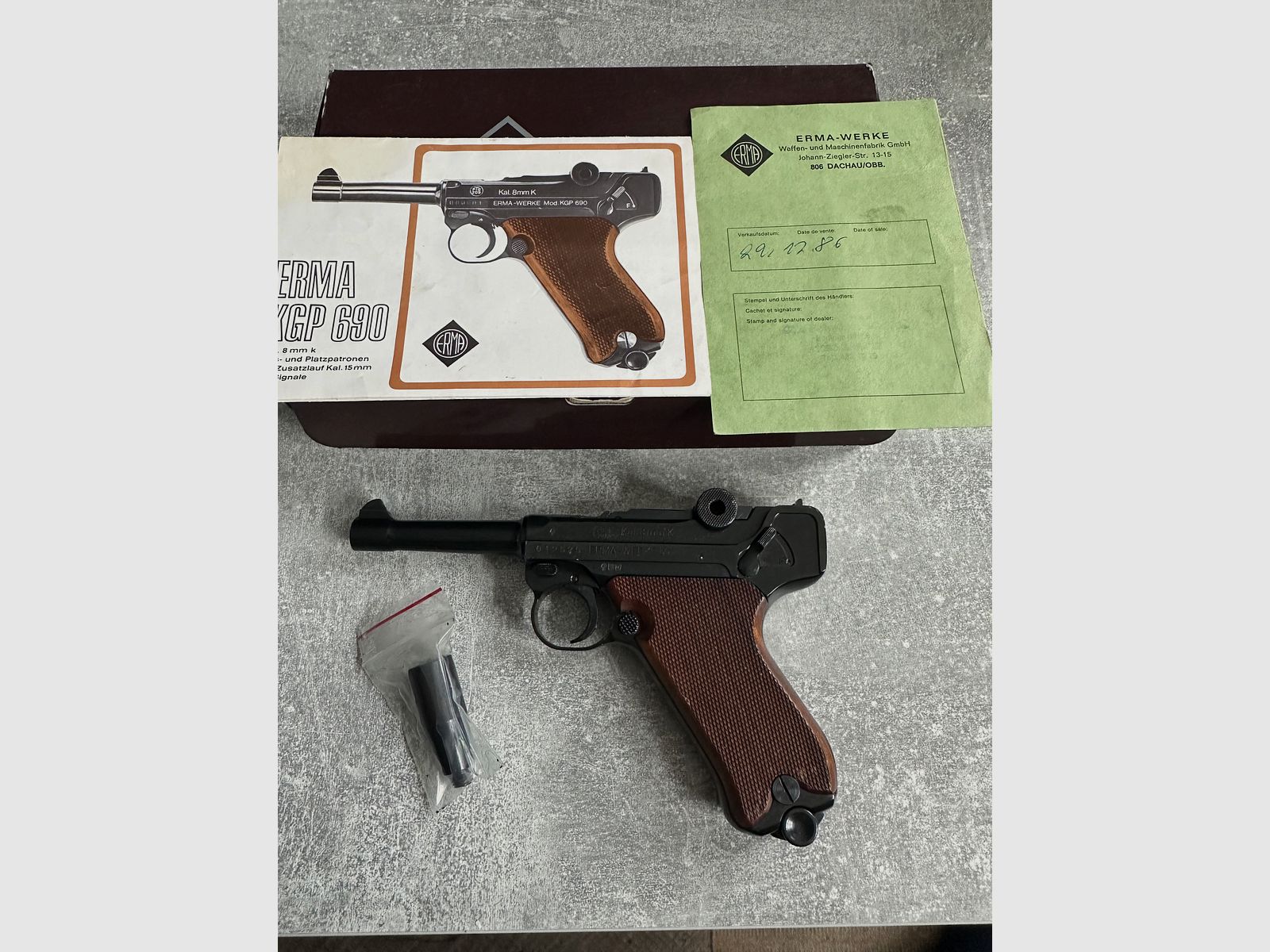 ERMA KGP 690 cal. 8 mm in condizioni da sogno