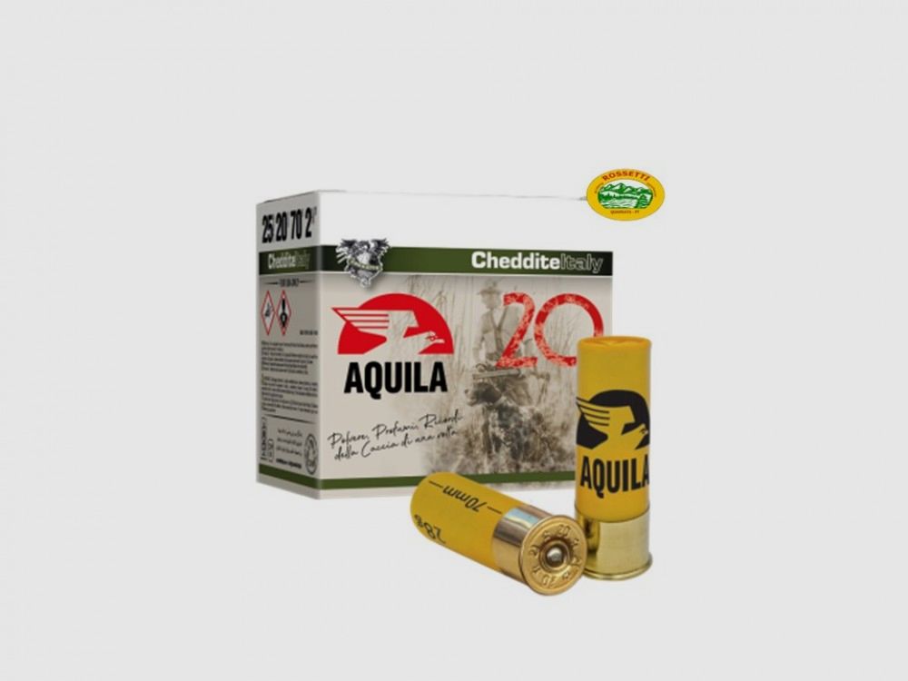 CHEDDITE Patronen AQUILA Kal.20 pb.10 gr.26