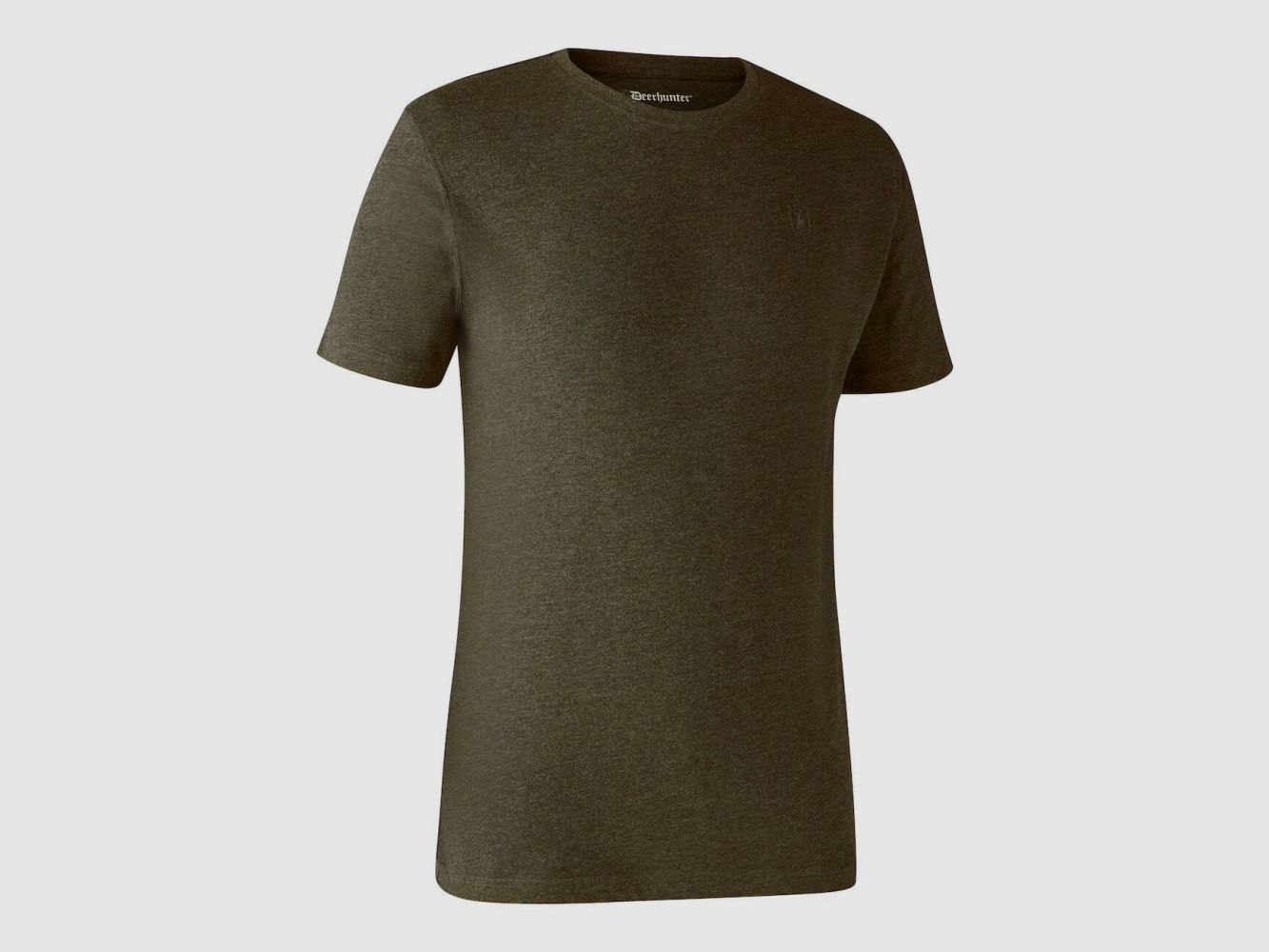 Deerhunter Basic T-shirt confezione da 2 / Adventure Green Melange, immagine 2 di 5