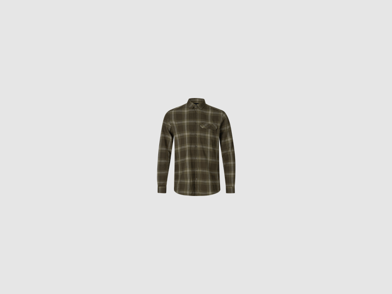 Seeland Highseat Shirt, Pine green check, afbeelding 1 van 4