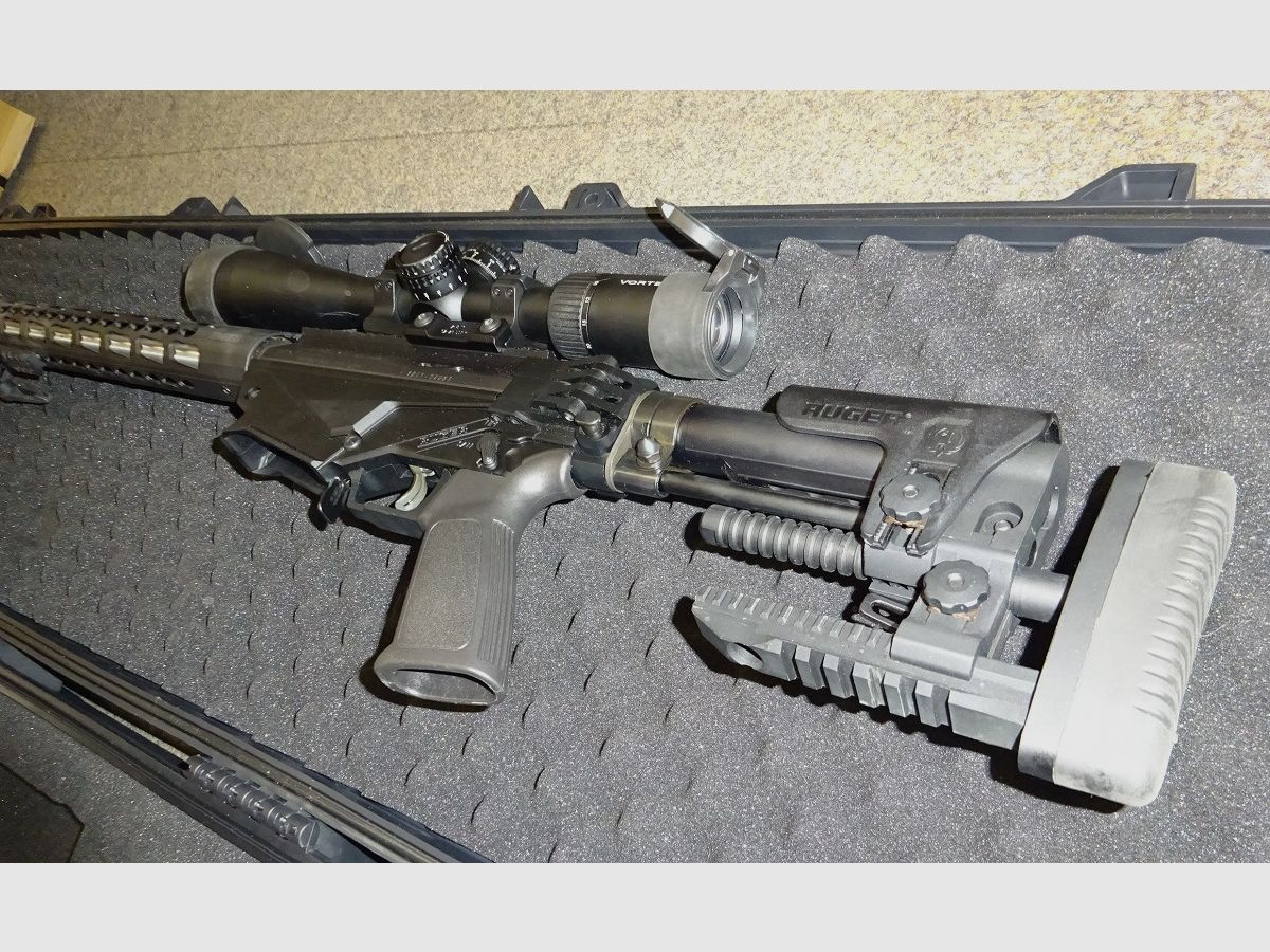 like new RUGER Precision Rifle RPR in 6,5mmCreedmoor + interchangeable barrel .308Win + scope VORTEX "ViperPST" 5-25x50