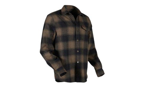 Swedteam Herren Hemd Lynx Wool Dark Sand