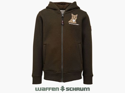 Hubertus Hoodie - I am a fox olive